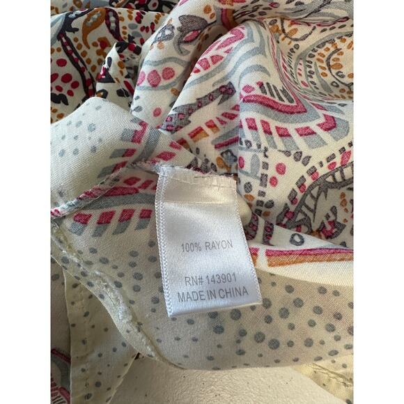 Coco + Carmen Boho Wrap Lightweight Duster Cardigan S/M Coastal SOFT - Picture 12 of 13